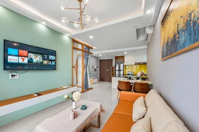 带阳台公寓 — Oui Oui La Piscine Apartment In SaiGon